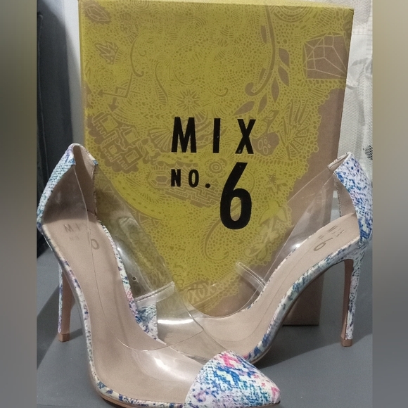 NIB Mix No. 6 Multi Color Heels - Picture 6 of 10